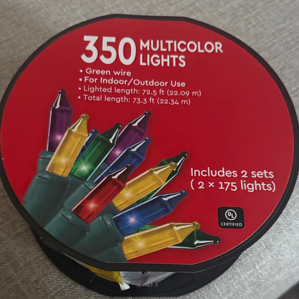 Multicolor String Lights - 350 Lights